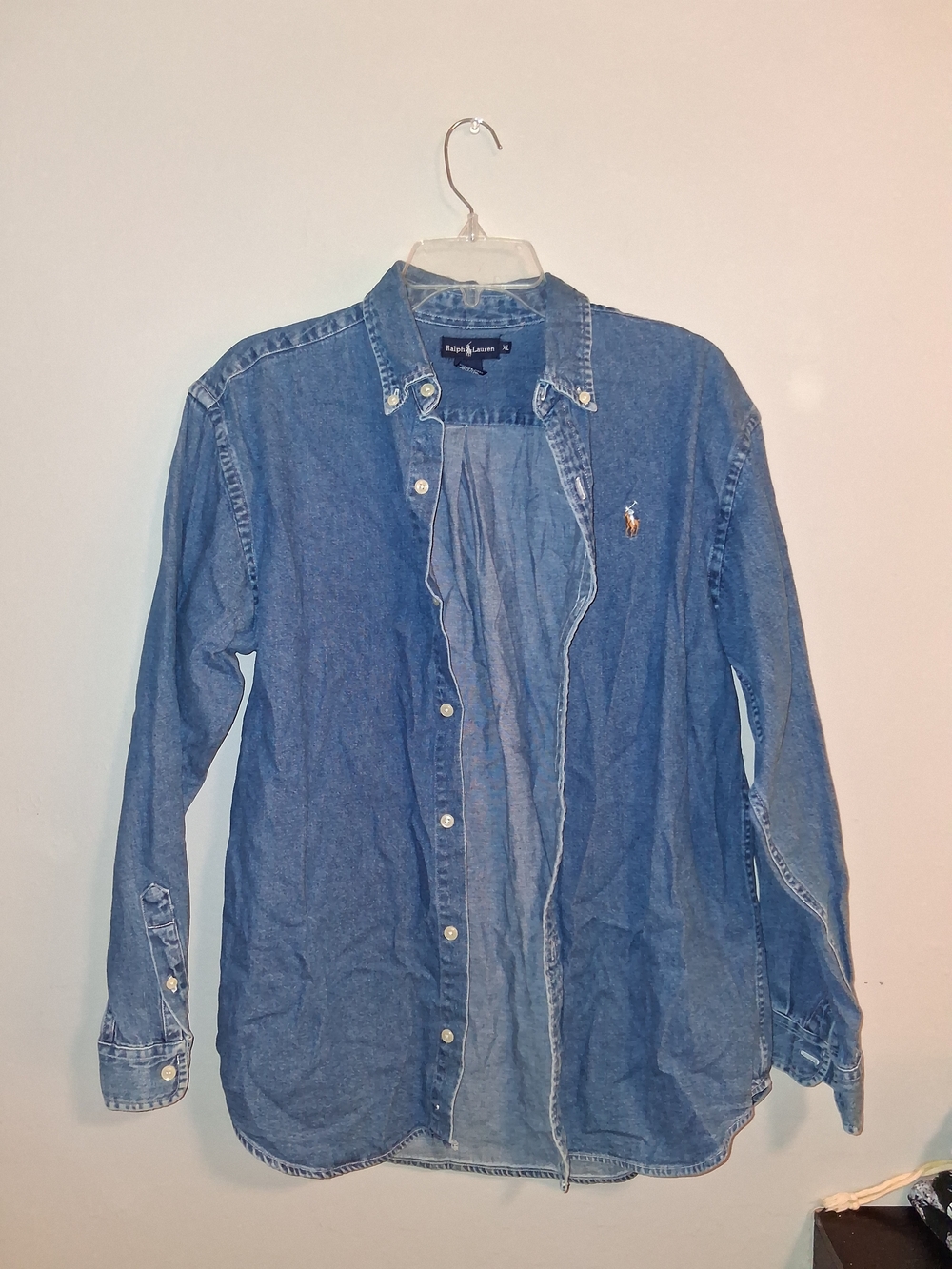 Ralph Lauren Kids' Blue Denim Button-Down Shirt